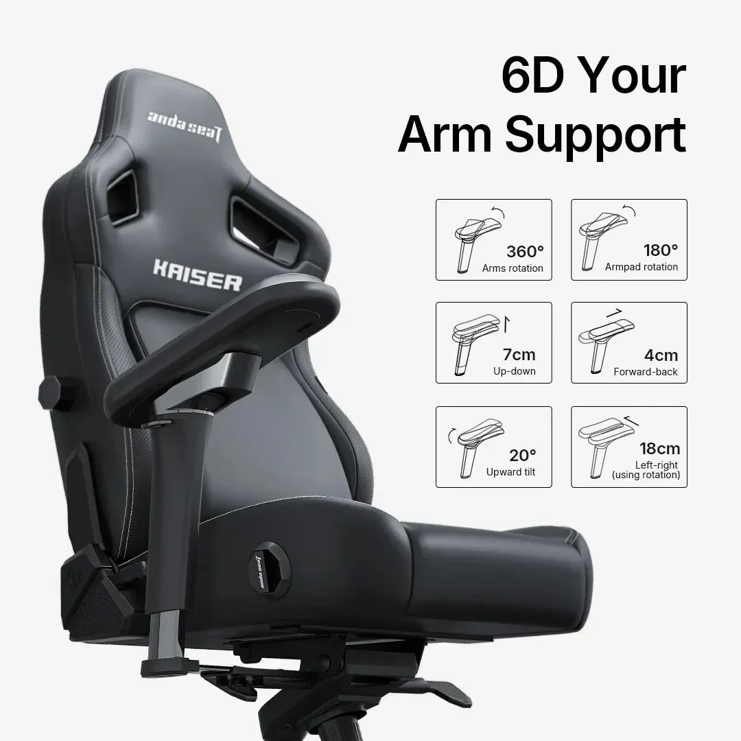 Anda Seat геймърски стол Gaming Chair Kaiser 4 V2 - Fabric Dark Grey