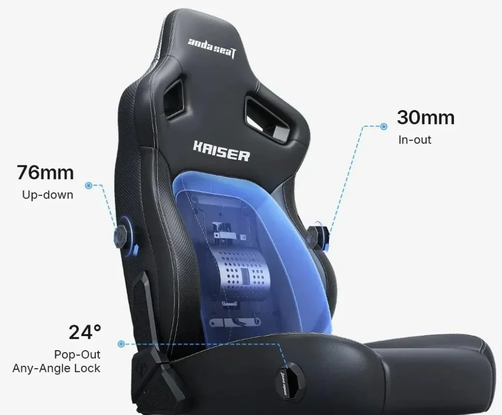 Anda Seat геймърски стол Gaming Chair Kaiser 4 V2 - Fabric Dark Grey