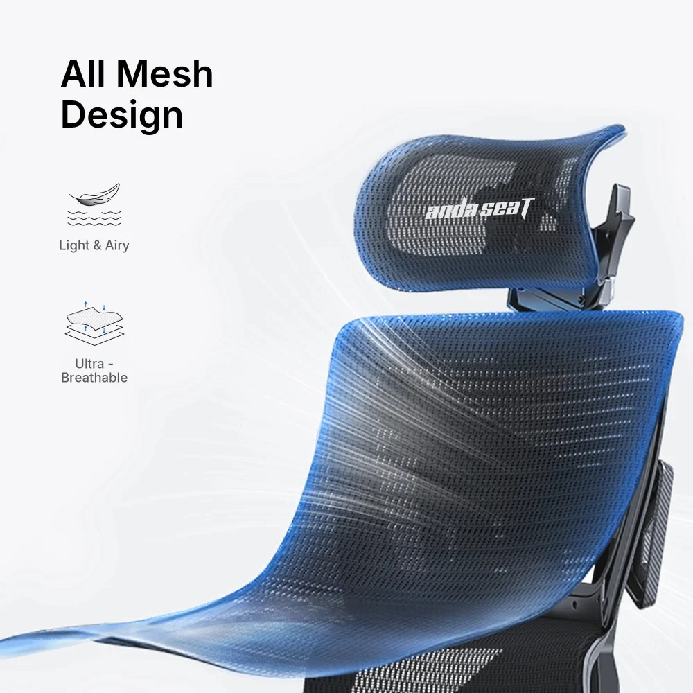 Anda Seat геймърски стол Gaming Chair X-Air Mega - XL Black Mesh