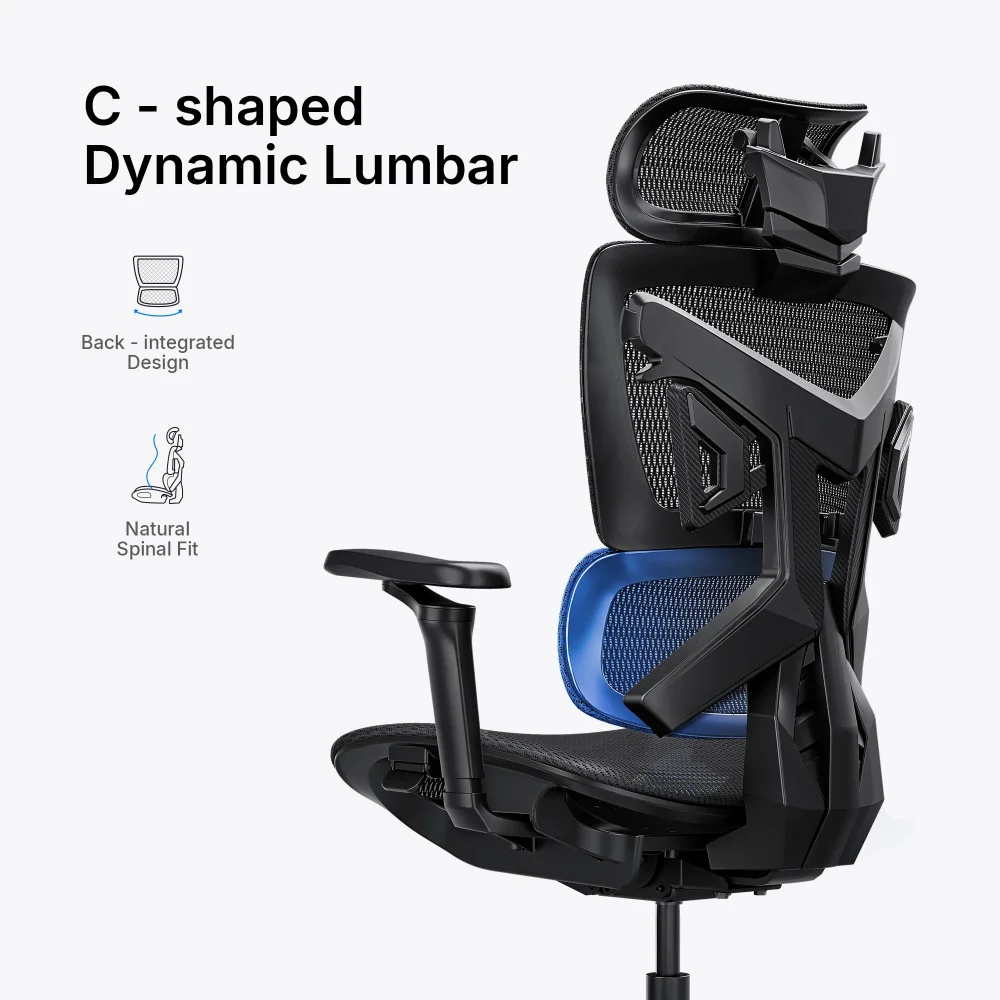 Anda Seat геймърски стол Gaming Chair X-Air Mega - XL Black Mesh