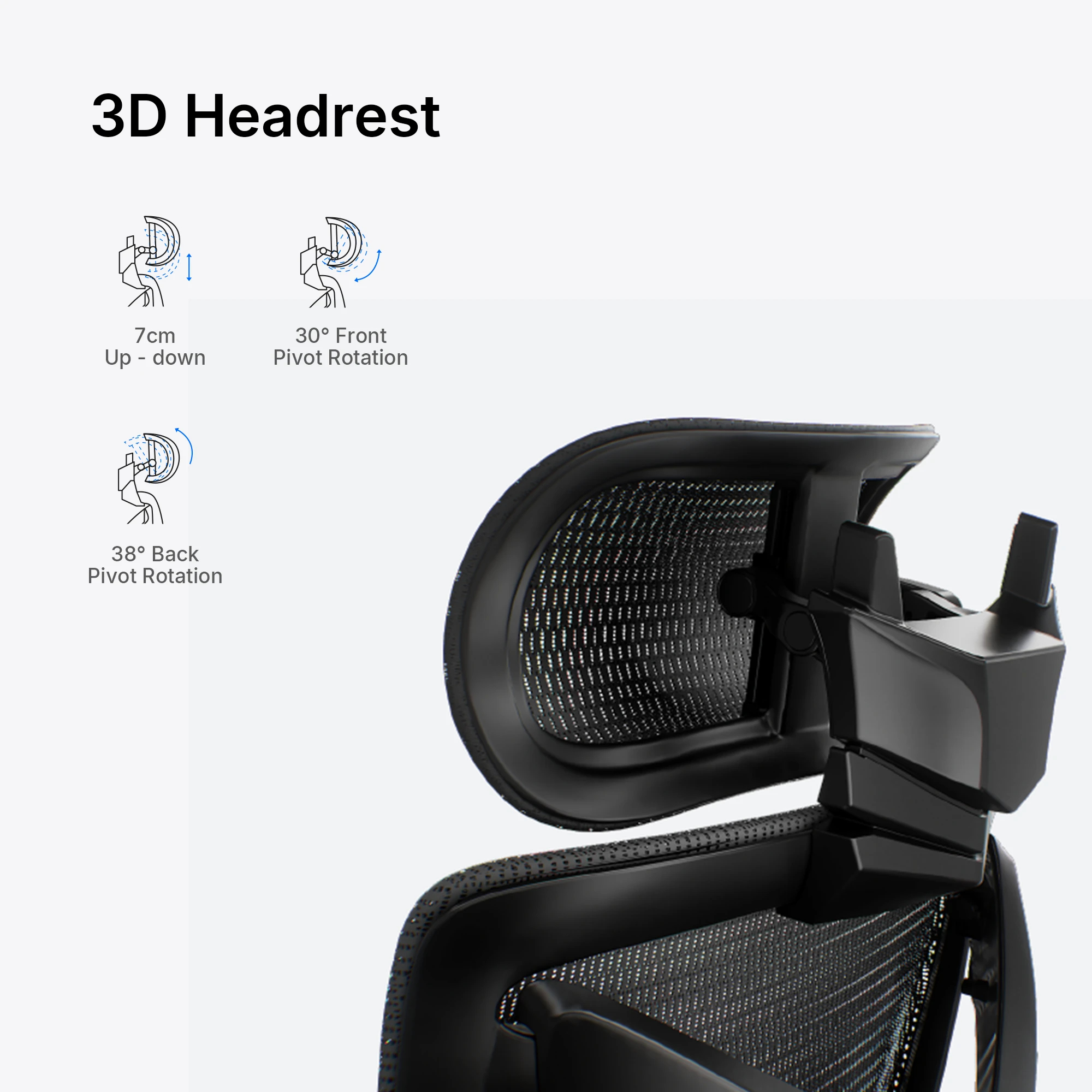 Anda Seat геймърски стол Gaming Chair X-Air Mega - XL Black Mesh