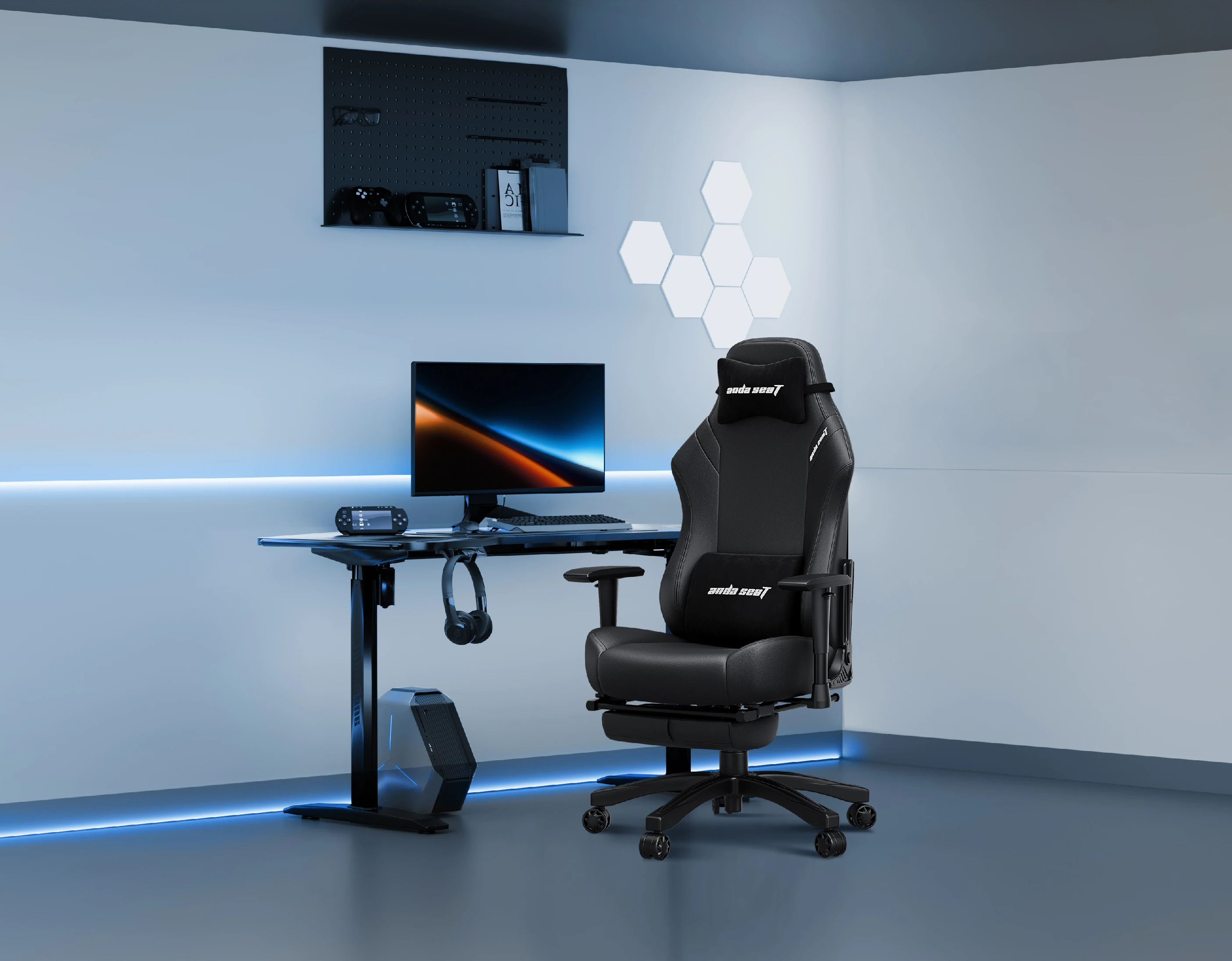 Anda Seat геймърски стол Gaming Chair Luna Pro - L - Fabric Black