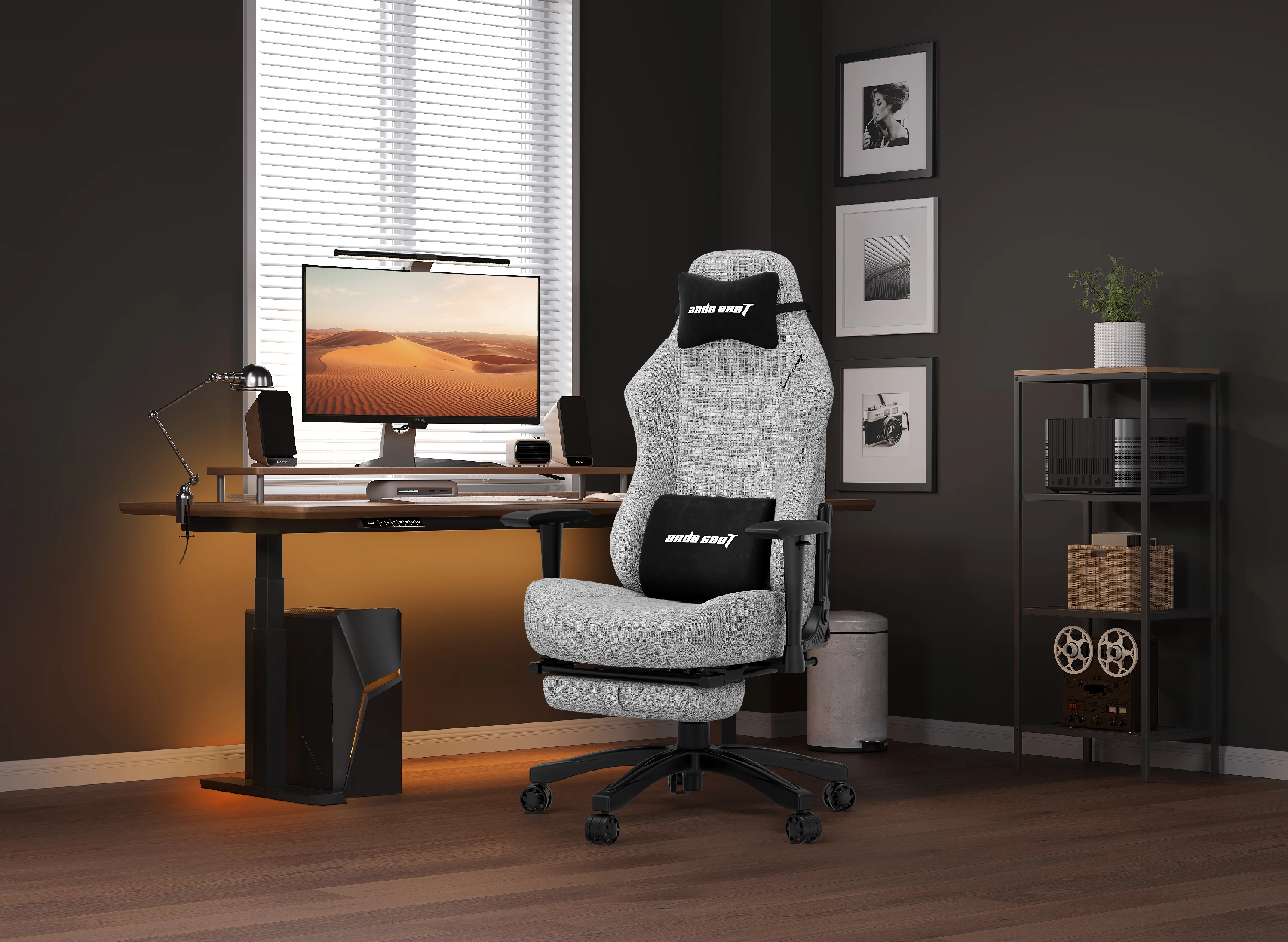 Anda Seat геймърски стол Gaming Chair Luna Pro - L - Fabric Black