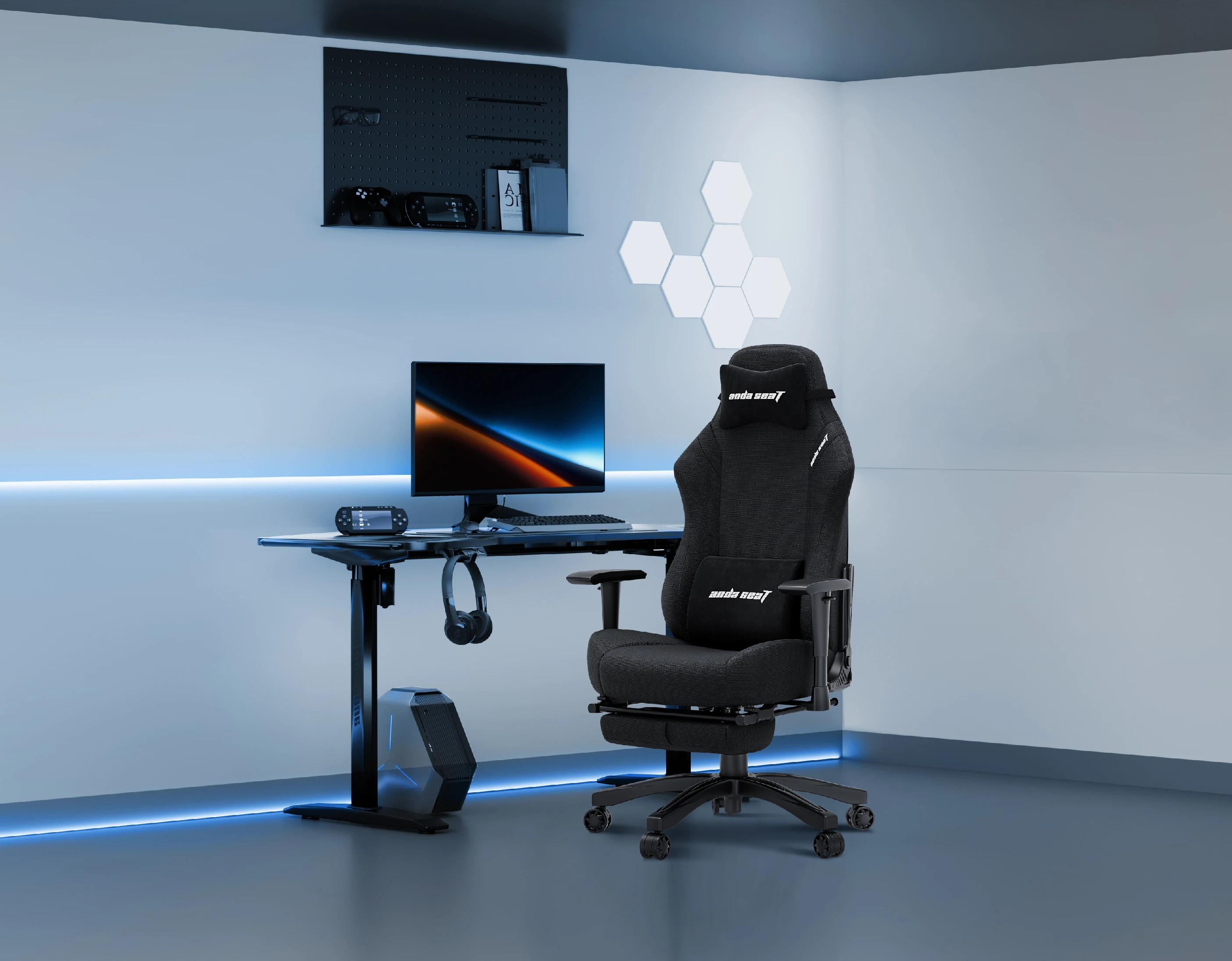 Anda Seat геймърски стол Gaming Chair Luna Pro - L - Fabric Black