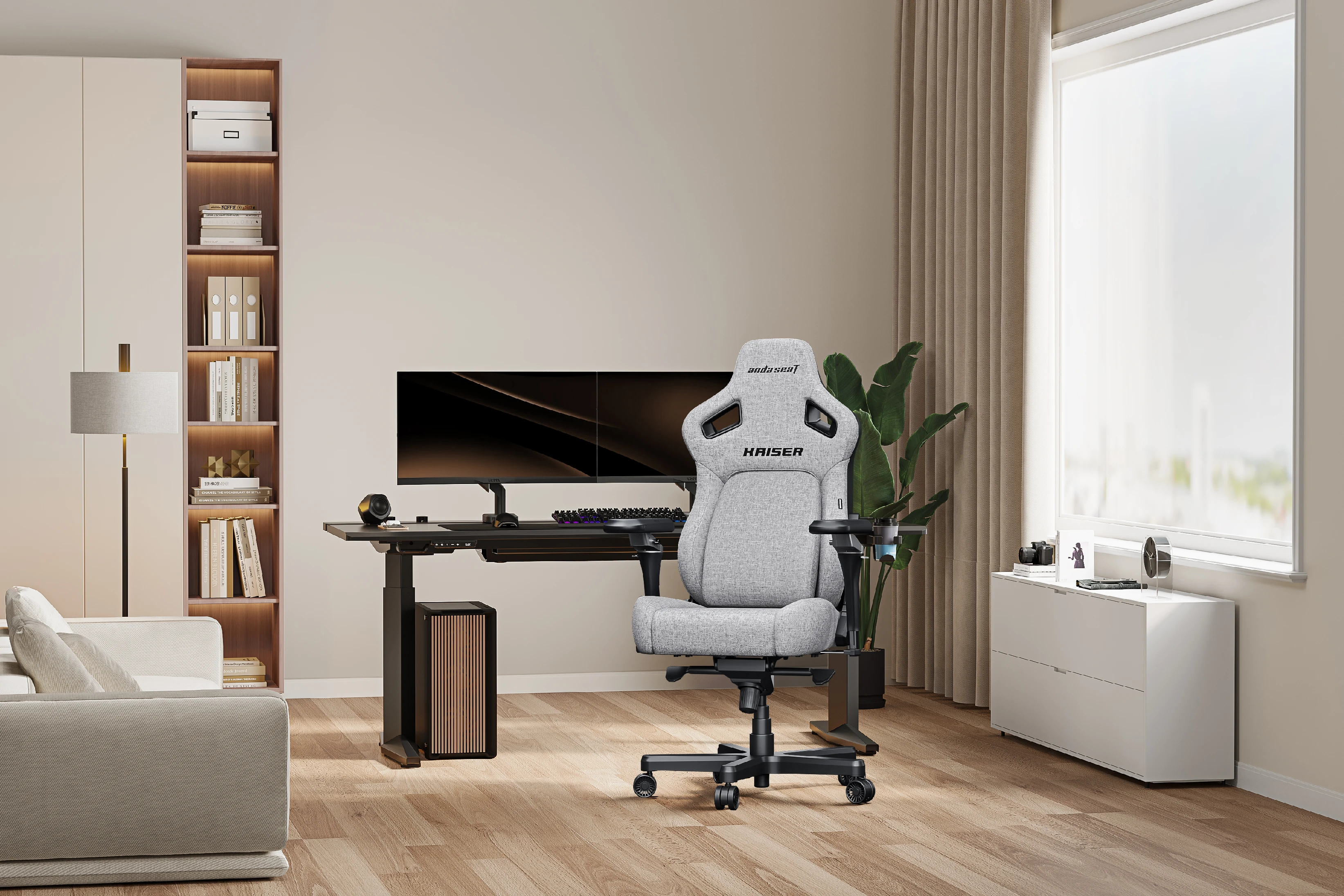 Anda Seat геймърски стол Gaming Chair Kaiser 4 V2 XL6D - Fabric Black