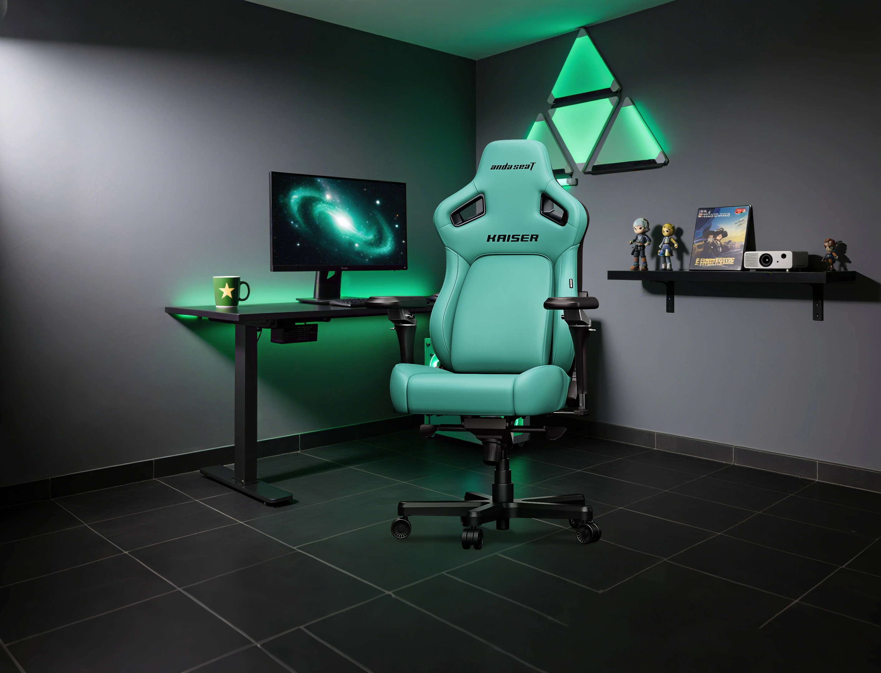Anda Seat геймърски стол Gaming Chair Kaiser 4 V2 XL6D - Fabric Black