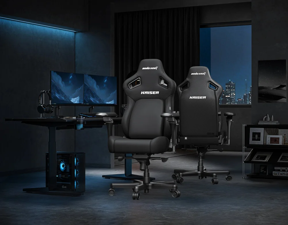 Anda Seat геймърски стол Gaming Chair Kaiser 4 V2 XL6D - Fabric Black