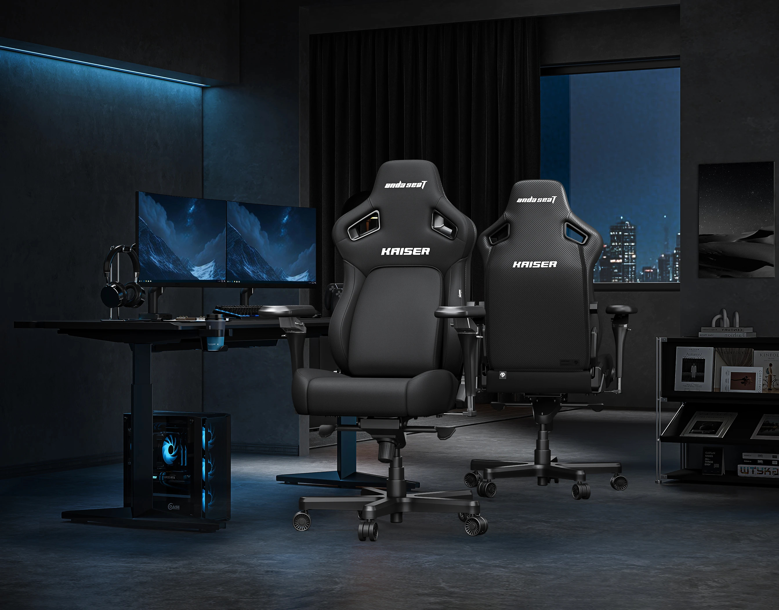 Anda Seat геймърски стол Gaming Chair Kaiser 4 V2 XL6D - Fabric Black
