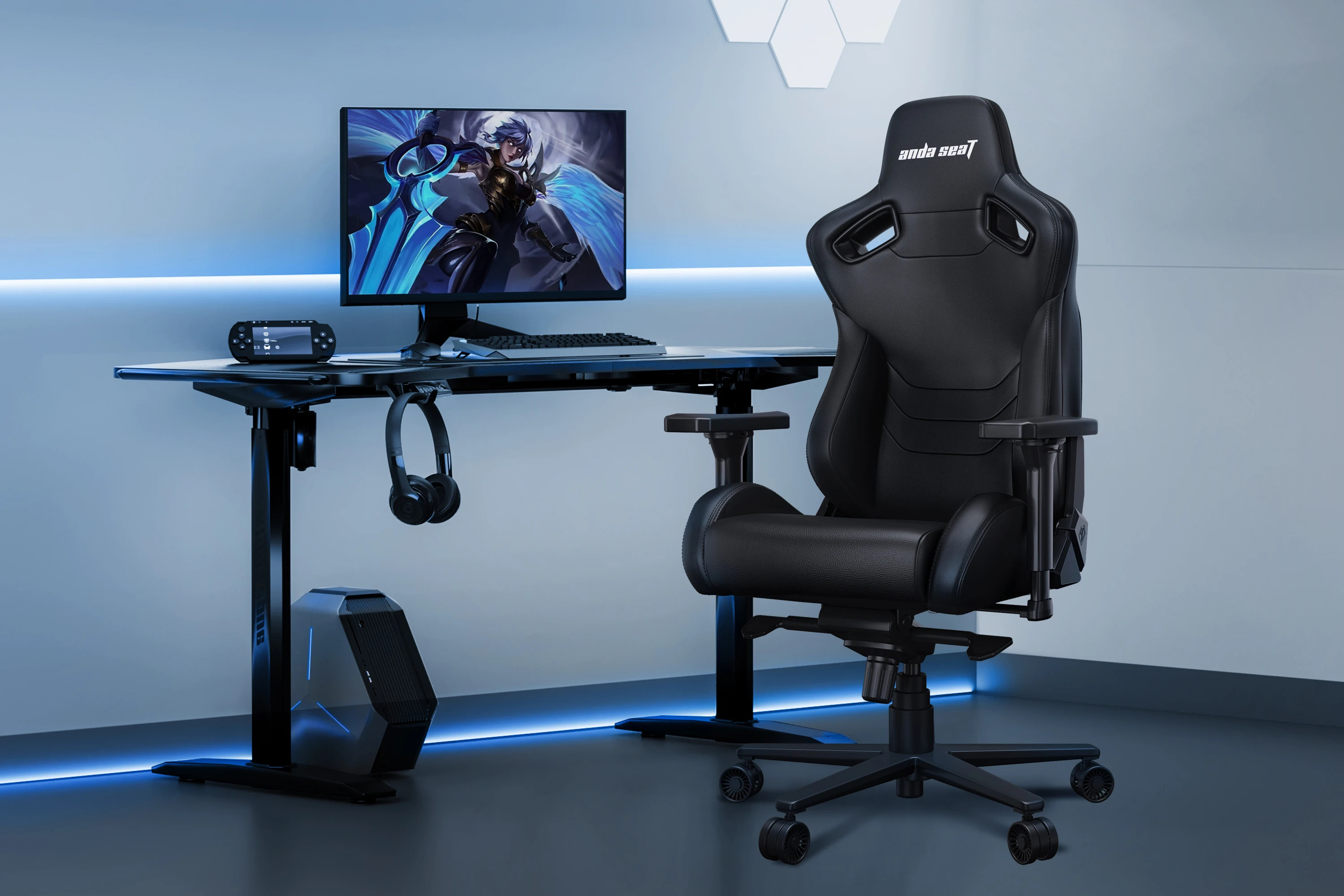 Anda Seat геймърски стол Gaming Chair Kaiser 2 Pro - Grey Fabric