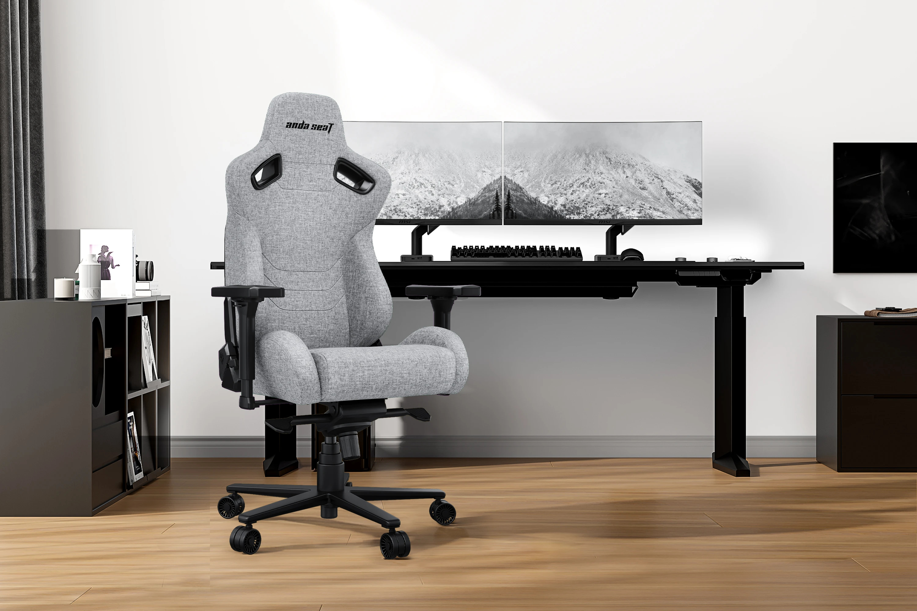 Anda Seat геймърски стол Gaming Chair Kaiser 2 Pro - Grey Fabric