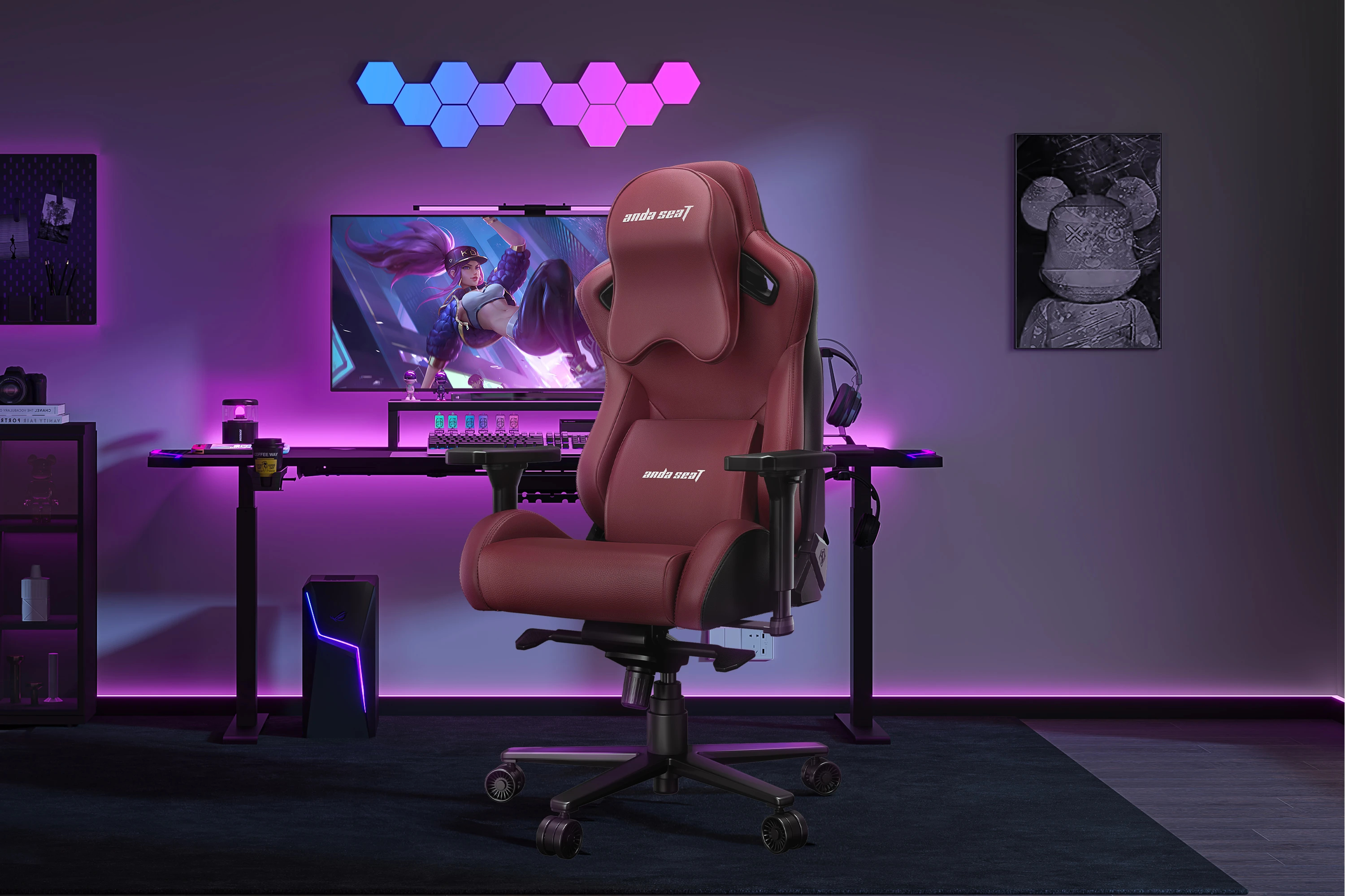 Anda Seat геймърски стол Gaming Chair Kaiser 2 Pro - Grey Fabric