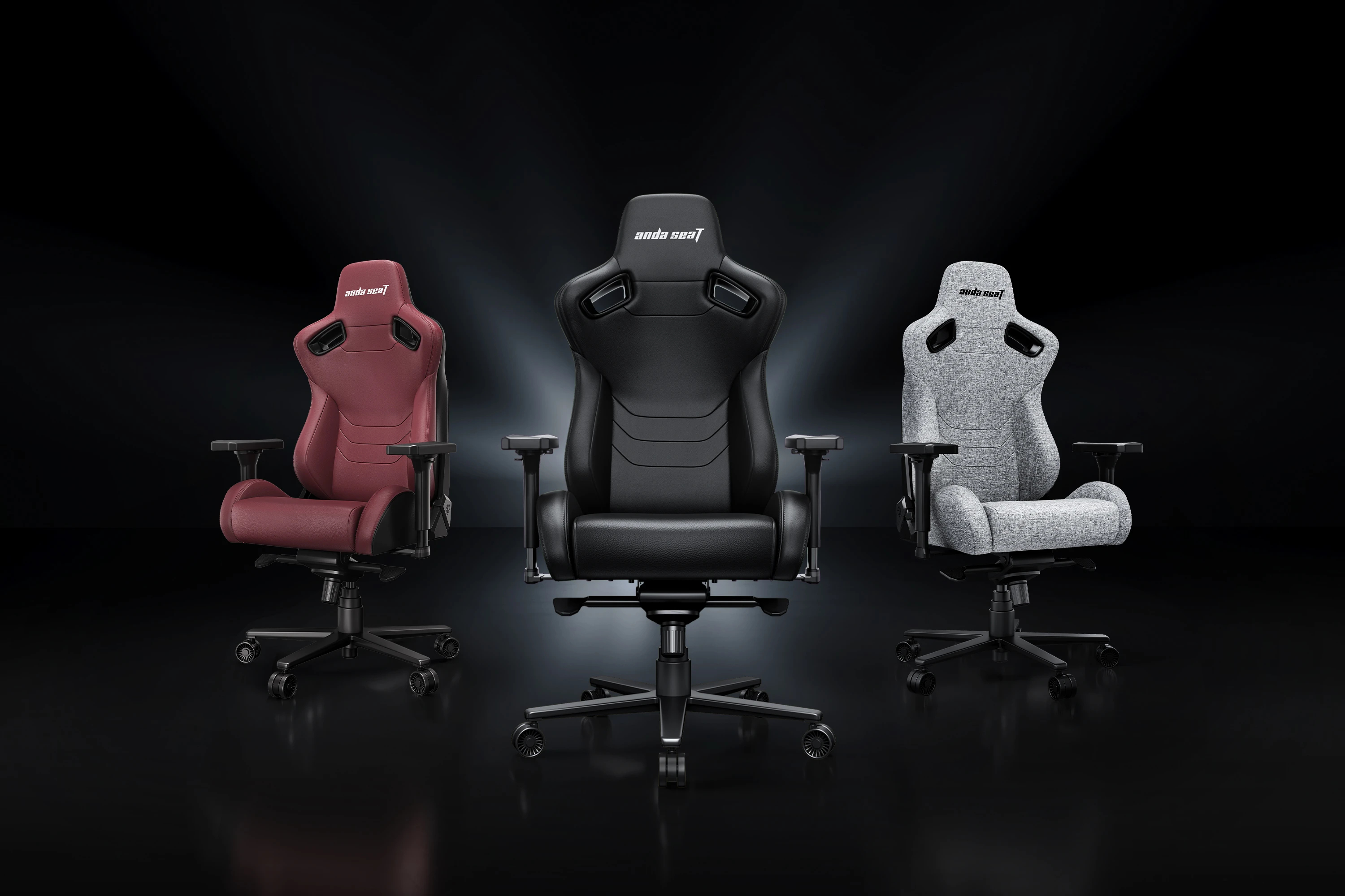 Anda Seat геймърски стол Gaming Chair Kaiser 2 Pro - Grey Fabric