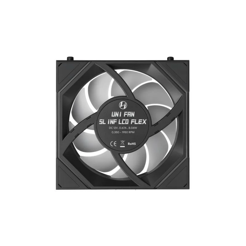 Lian Li вентилатор Fan 120mm - SL-INF LCD FLEX - Black, Reverse