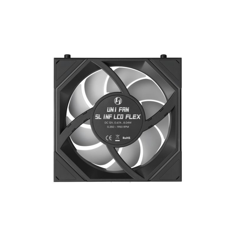 Lian Li вентилатор Fan 120mm - SL-INF LCD FLEX - Black, Reverse