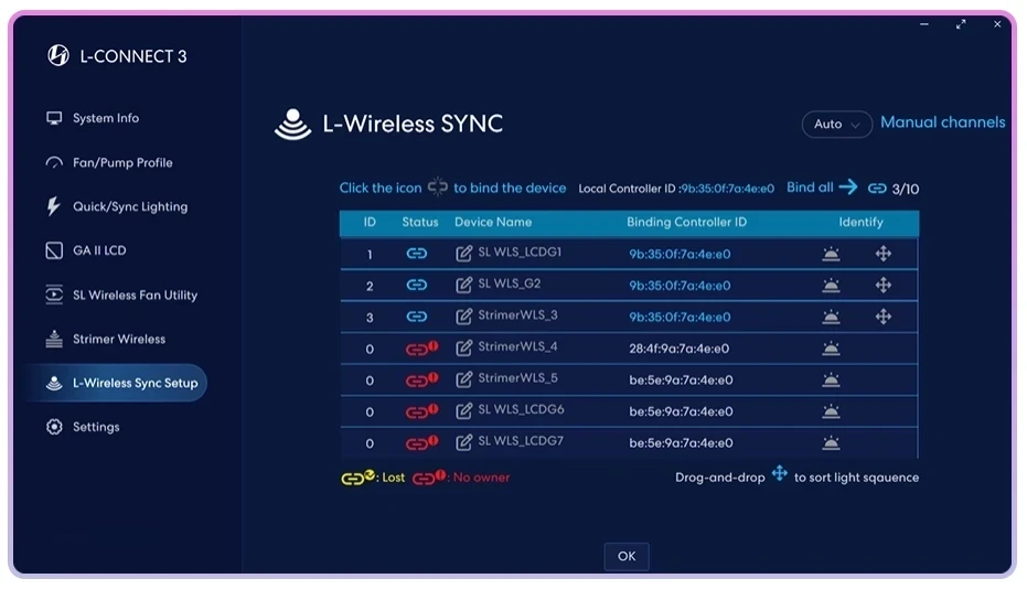 Lian Li безжичен фан контролер UNI FAN Wireless Controller V2.1 - black