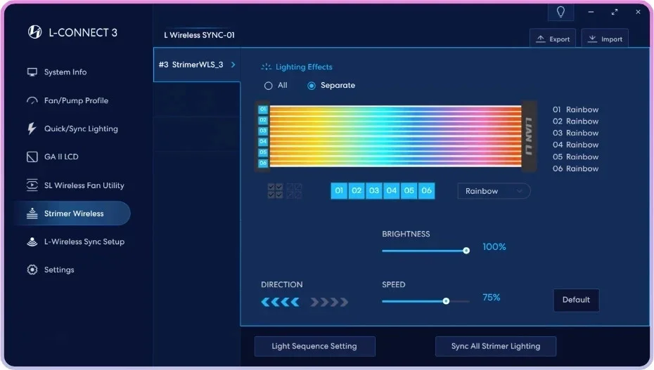 Lian Li безжичен фан контролер UNI FAN Wireless Controller V2.1 - black