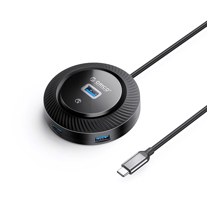Orico хъб USB3.0 HUB Type-C - 4 x USB3.0 - YK2-C3-03-BK