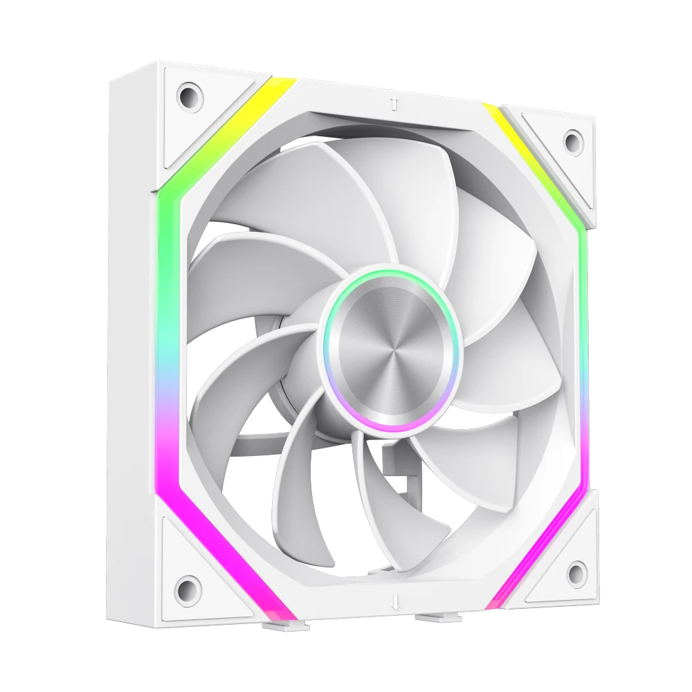 Gamemax Комплект вентилатори Fan Pack 3-in-1 3x120mm - FN12A-N2 WL-RW - Reverse, Daisy-Chain, A-RGB, White