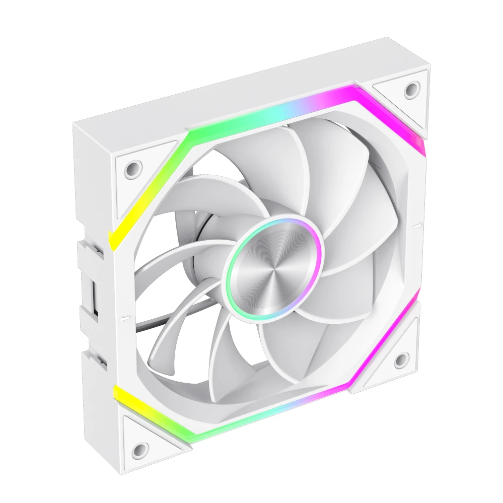 Gamemax Комплект вентилатори Fan Pack 3-in-1 3x120mm - FN12A-N2 WL-RW - Reverse, Daisy-Chain, A-RGB, White