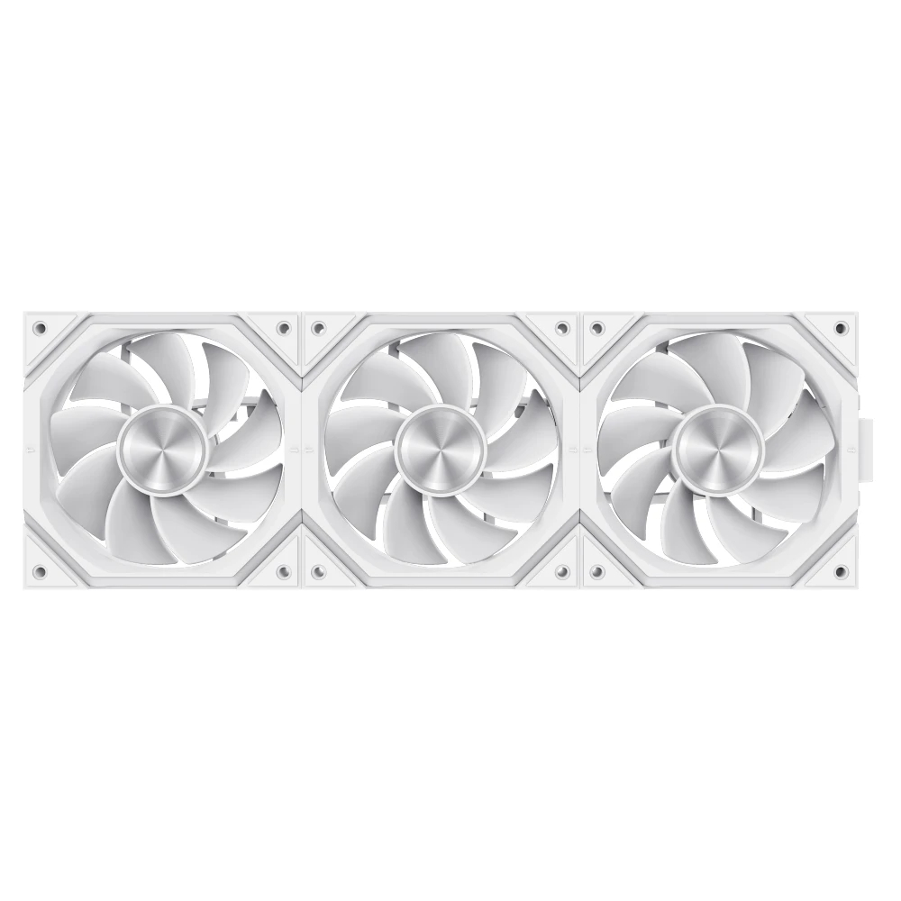 Gamemax Комплект вентилатори Fan Pack 3-in-1 3x120mm - FN12A-N2 WL-RW - Reverse, Daisy-Chain, A-RGB, White