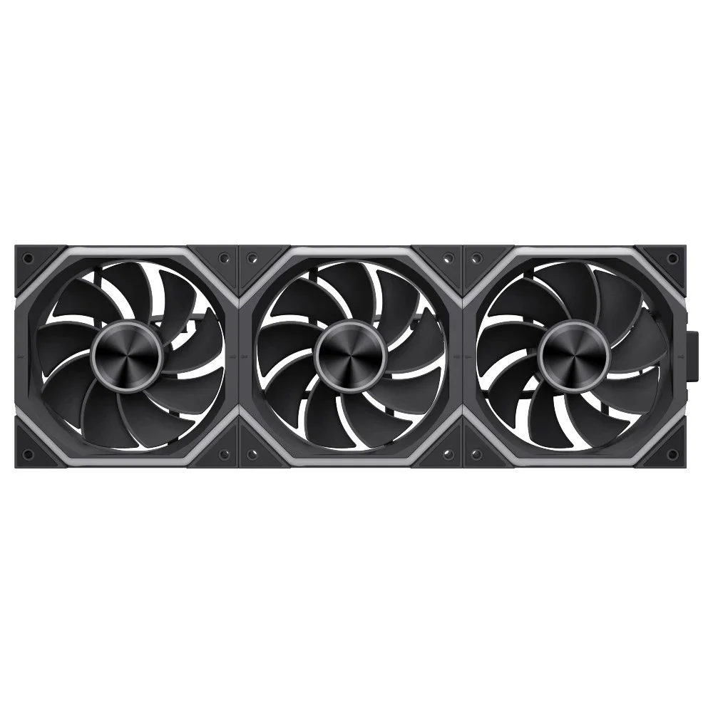 Комплект вентилатори Gamemax FN12A-N2 WL-R - Reverse, Daisy-Chain, A-RGB Fan Pack 3-in-1 3x120mm