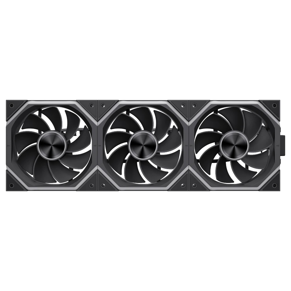 Комплект вентилатори Gamemax FN12A-N2 WL-R - Reverse, Daisy-Chain, A-RGB Fan Pack 3-in-1 3x120mm