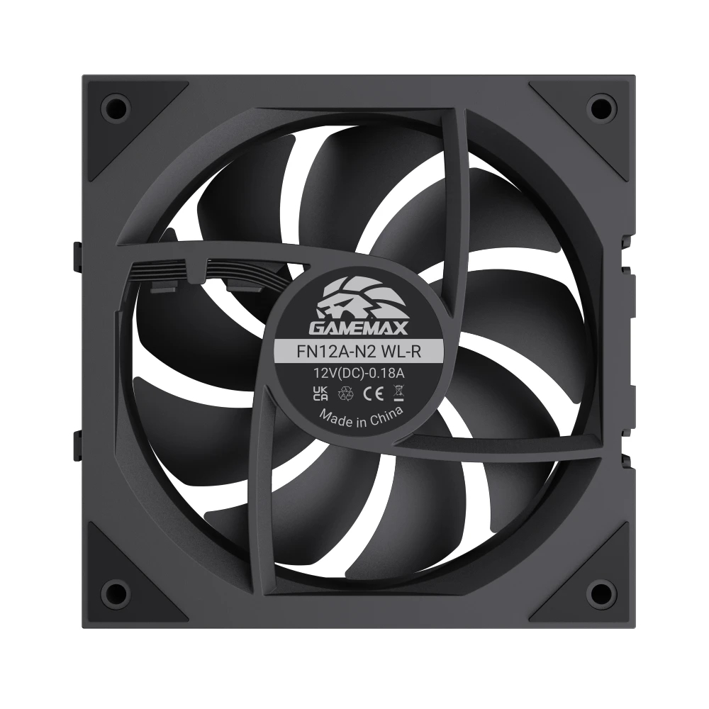 Комплект вентилатори Gamemax FN12A-N2 WL-R - Reverse, Daisy-Chain, A-RGB Fan Pack 3-in-1 3x120mm
