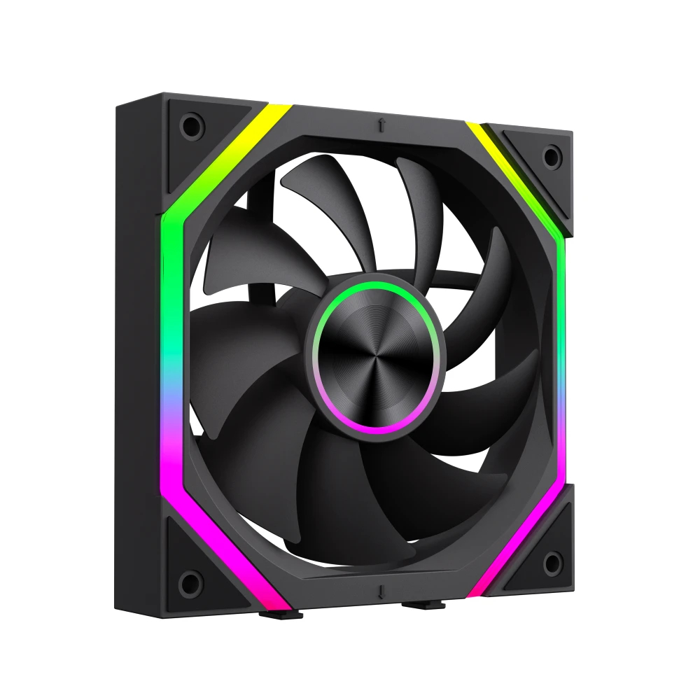 Комплект вентилатори Gamemax FN12A-N2 WL - Daisy-Chain, A-RGB Fan Pack 3-in-1 3x120mm