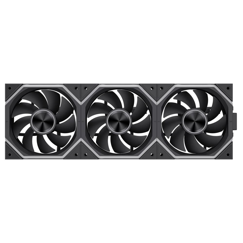 Комплект вентилатори Gamemax FN12A-N2 WL - Daisy-Chain, A-RGB Fan Pack 3-in-1 3x120mm