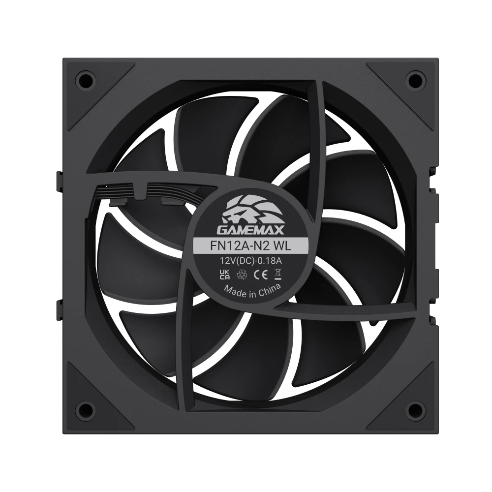 Комплект вентилатори Gamemax FN12A-N2 WL - Daisy-Chain, A-RGB Fan Pack 3-in-1 3x120mm