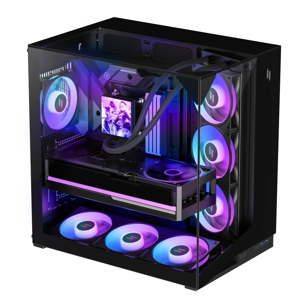 Gamemax кутия Case ATX - NEX C56 VC BK