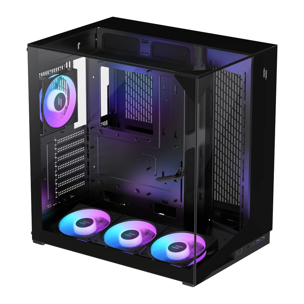 Gamemax кутия Case ATX - NEX C56 VC BK