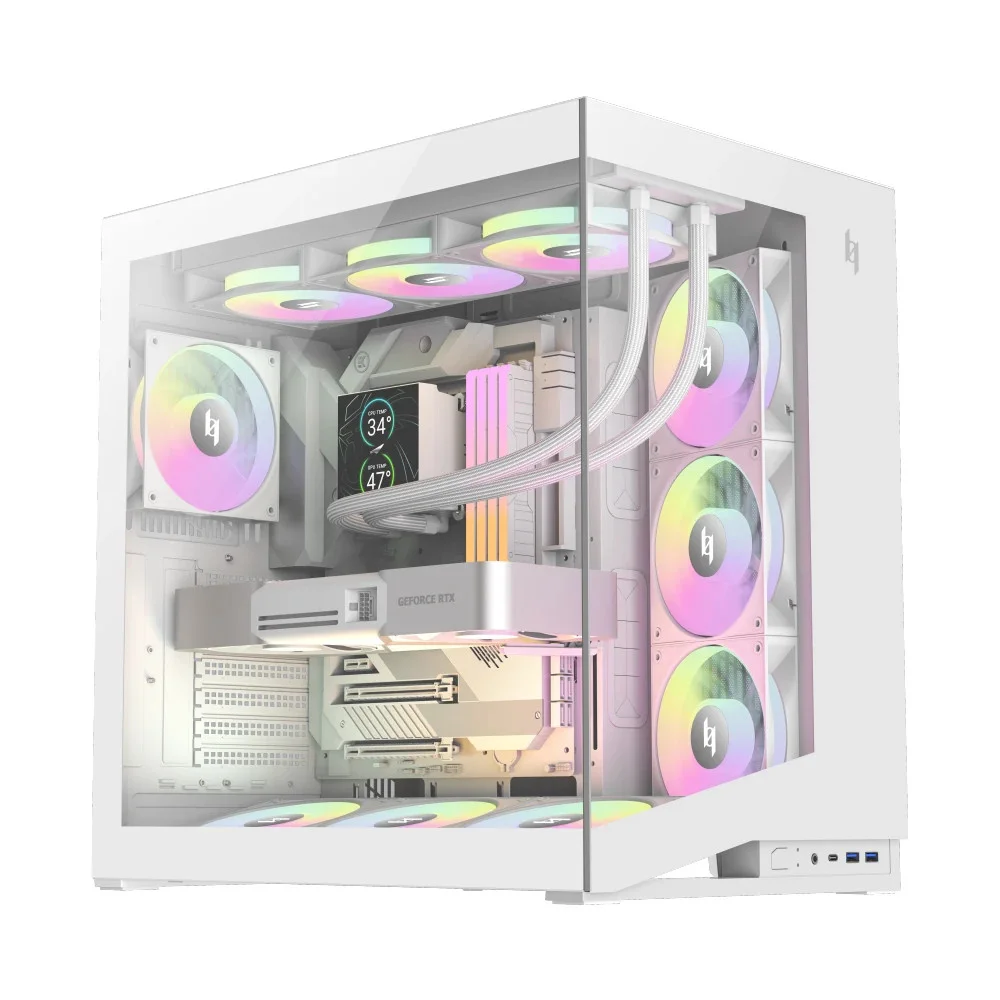 Gamemax кутия Case ATX - NEX C56 WH