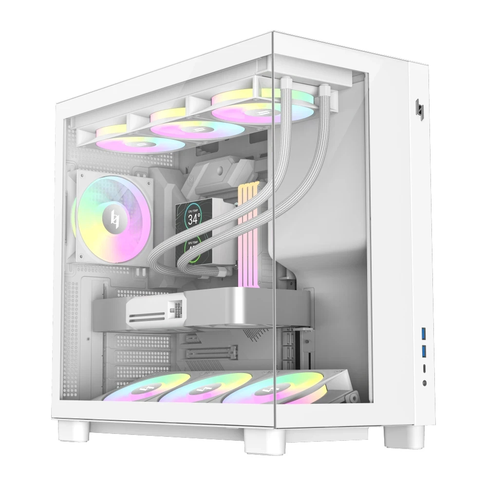Gamemax кутия Case ATX - NEX C53 WH