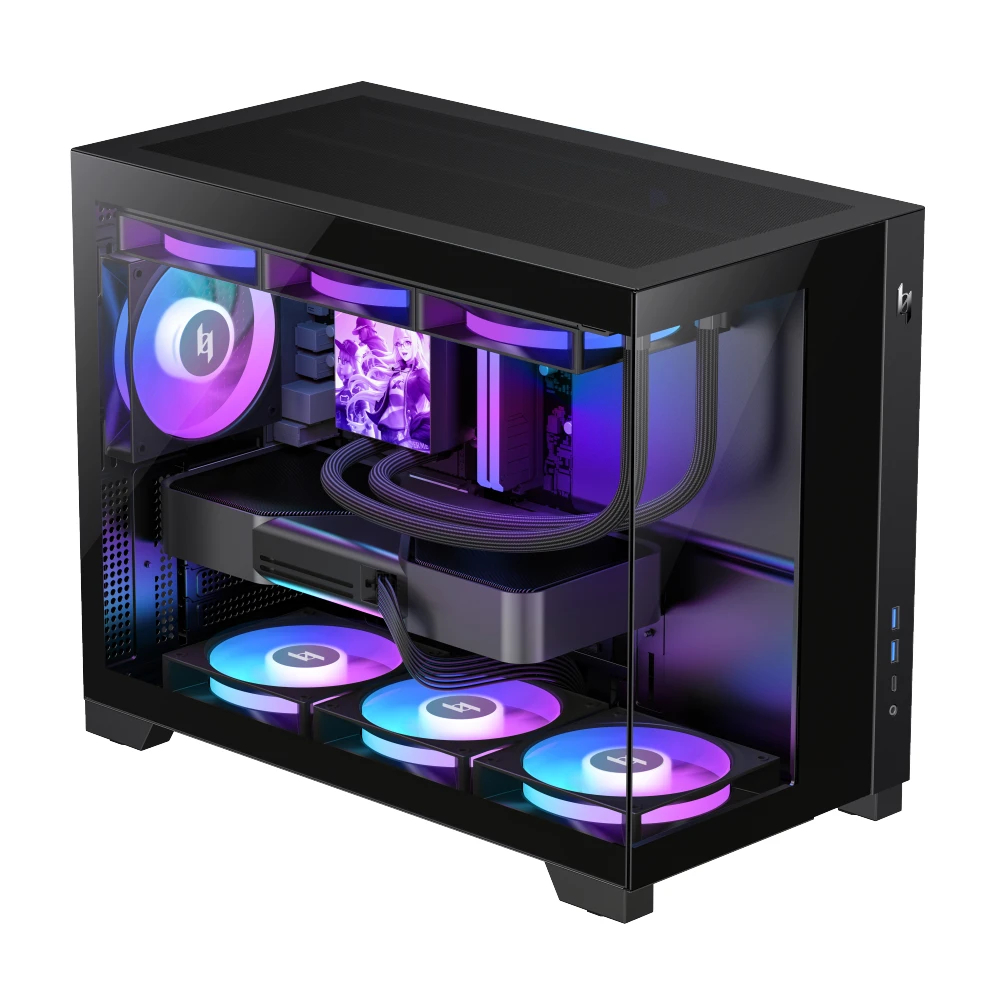 Кутия Gamemax NEX C33 BK Case mATX
