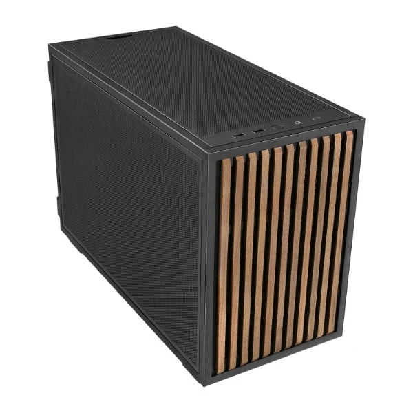 Kутия Lian Li  DAN Cases B4 Wood Edition Case mATX Black - G99.B4X-WD.00