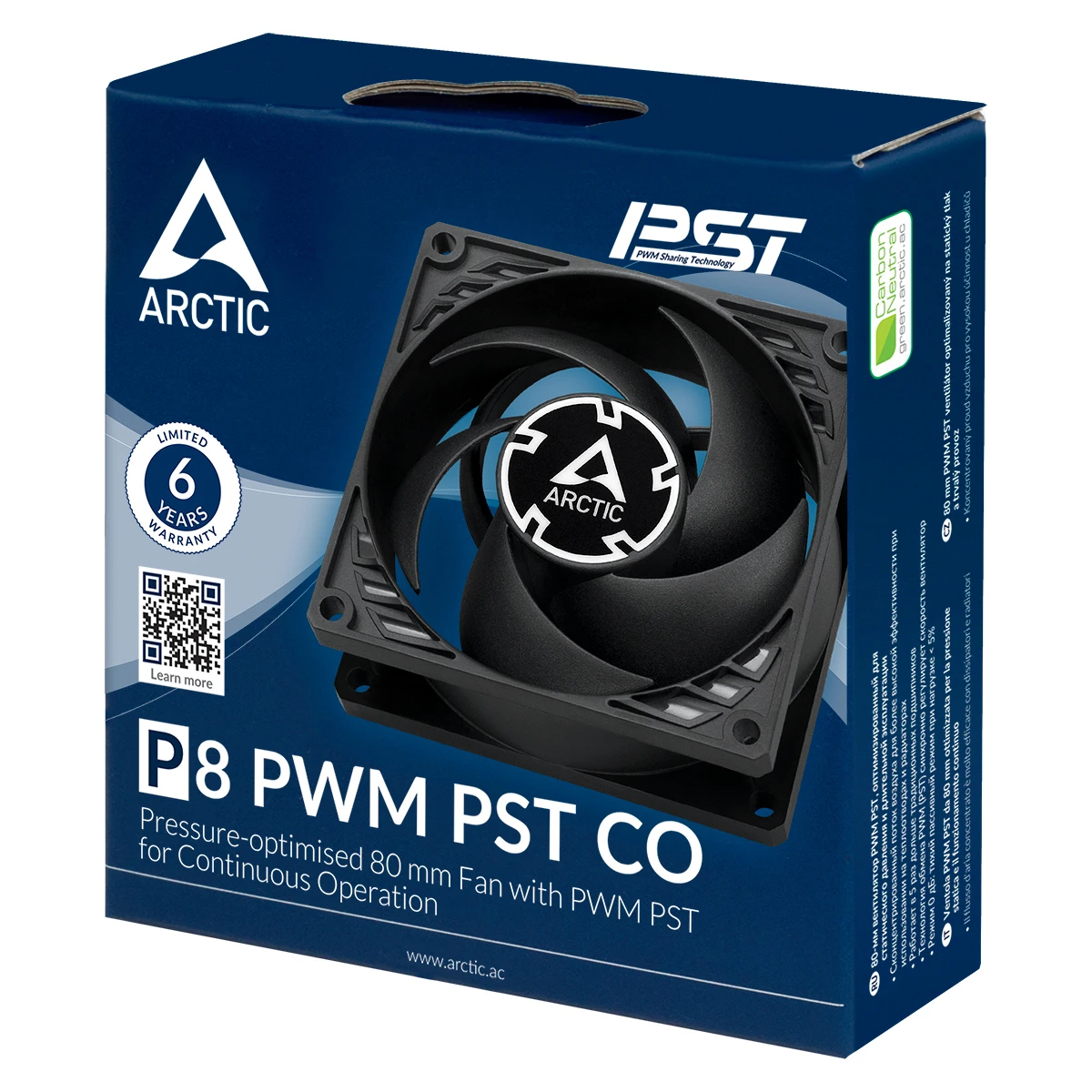 Вентилатор Arctic Fan 80mm P8 PWM PST Black - ACFAN00151A