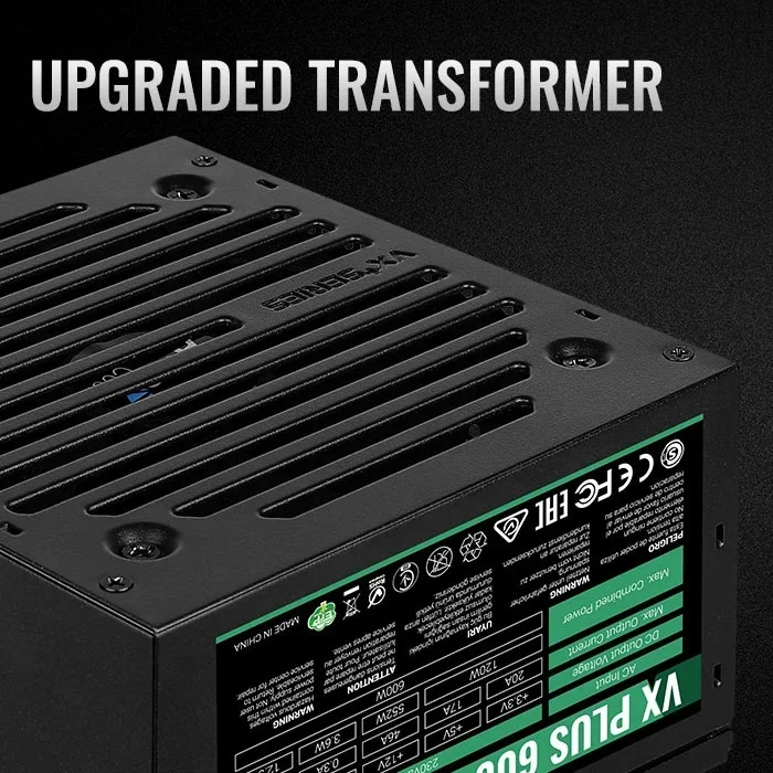 AeroCool захранване PSU VX PLUS STEALTH 600W - ACPN-VS60AEY.12