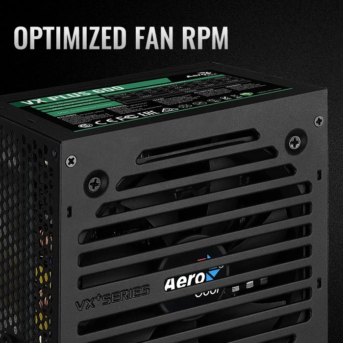 AeroCool захранване PSU VX PLUS STEALTH 600W - ACPN-VS60AEY.12