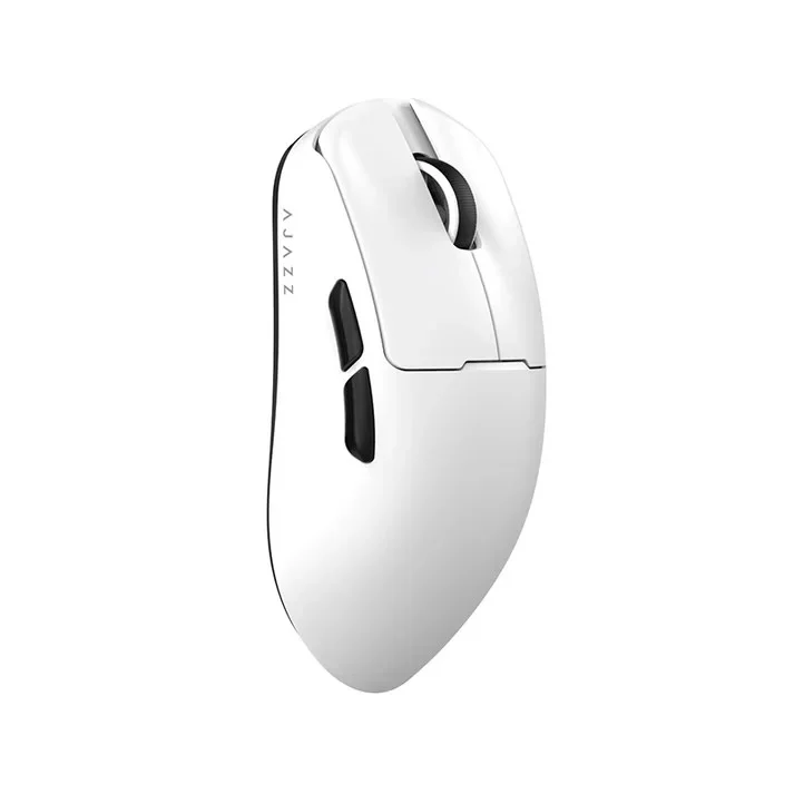 Ajazz souris gamer professionnelle AJ159 V2 MC - Wireless Gaming Mouse - 1K, Station de charge magnétique, Blanc