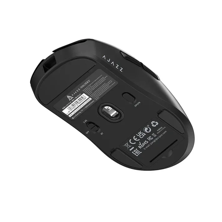 Ajazz AJ159 V2 MC Professional Gaming Mouse - Wireless Gaming Mouse - 1K, Magnetic Charging Dock, Black