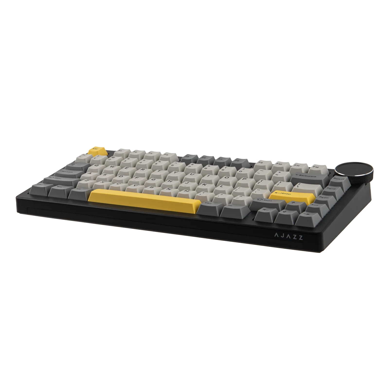 Tastiera meccanica da gaming Ajazz Gaming Mechanical Keyboard AK820 V2 - Arctic Isle Magnetic Switch [Linear] (English US), Black, Gray, Yellow