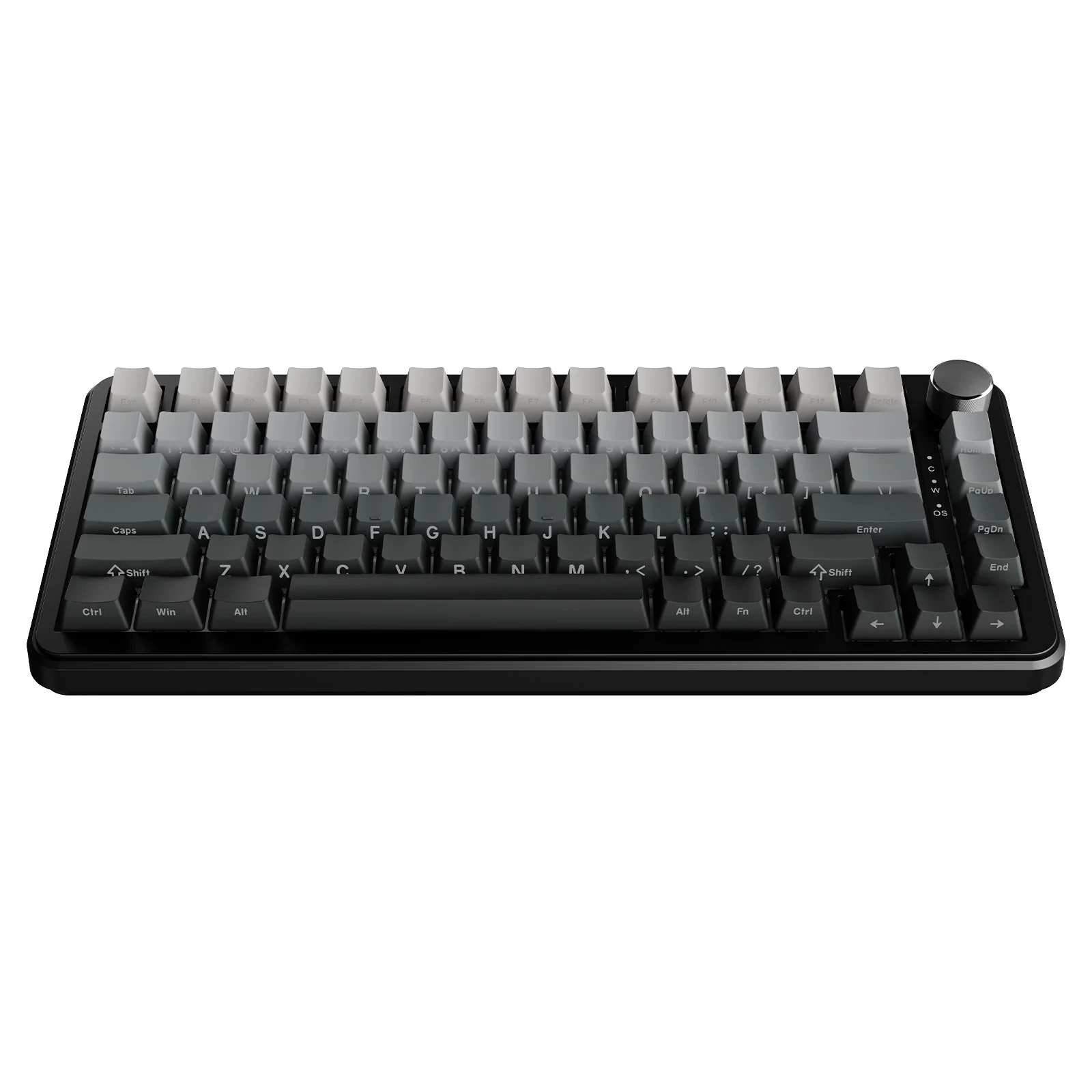 Ajazz Wireless Gaming Mechanical Keyboard AK820 MAX - White birch [Linear] (English US), Side Printed, Gray