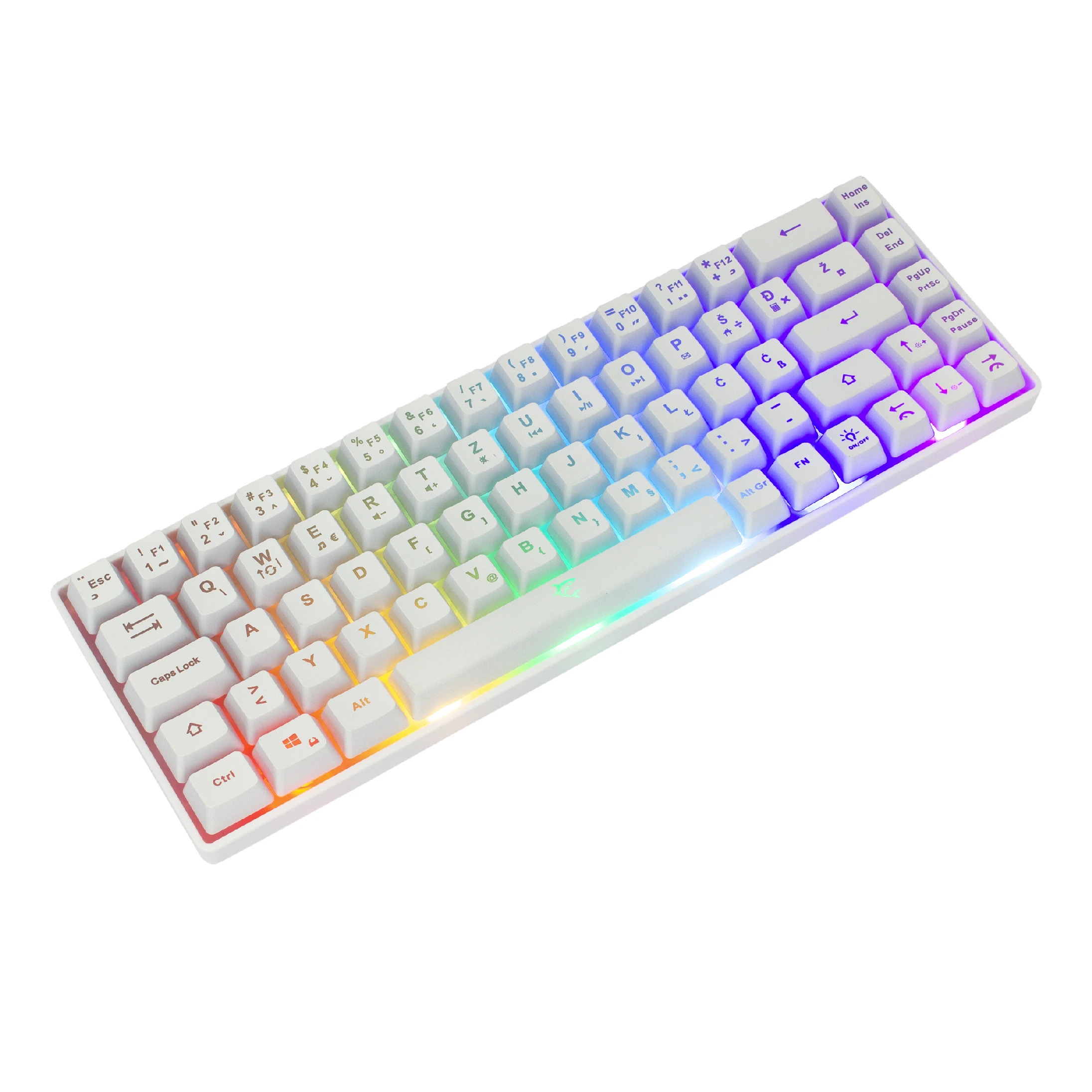 White Shark ігрова клавіатура Gaming Keyboard RONIN - Membrane Switches (English US), White