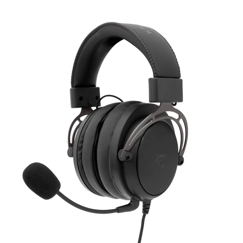 White Shark геймърски слушалки Gaming Headphones GORILLA BLACK/GREY - 53mm, Stereo 2.0