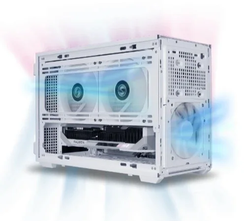Корпус Lian Li B4-mATX Wood Mini Tower Без стекла - G99.B4W-WD.00