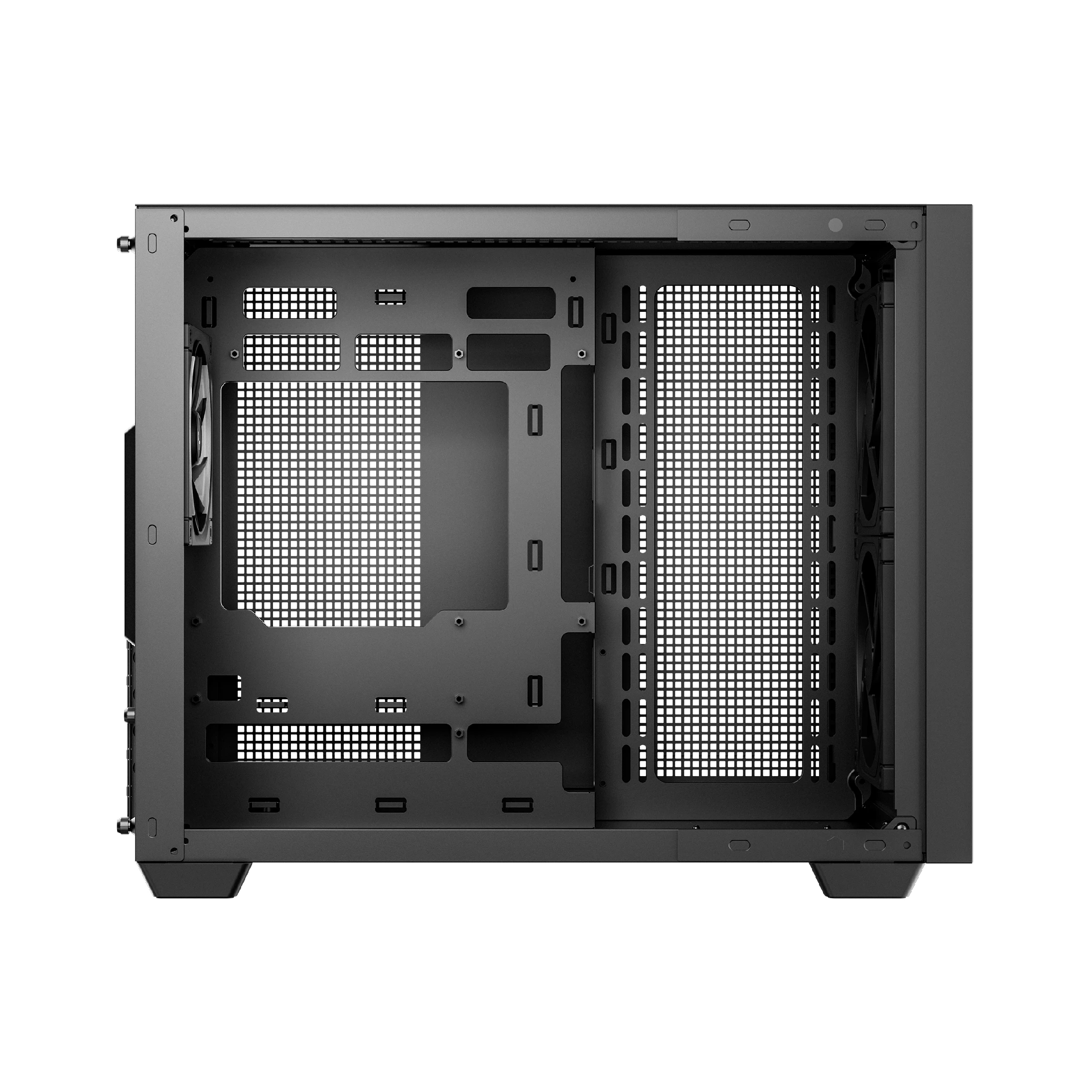 Кутия DeepCool CG330 MESH 3F mATX Mini Tower Темперирано стъкло - R-CG330MESH-BKANM3-G