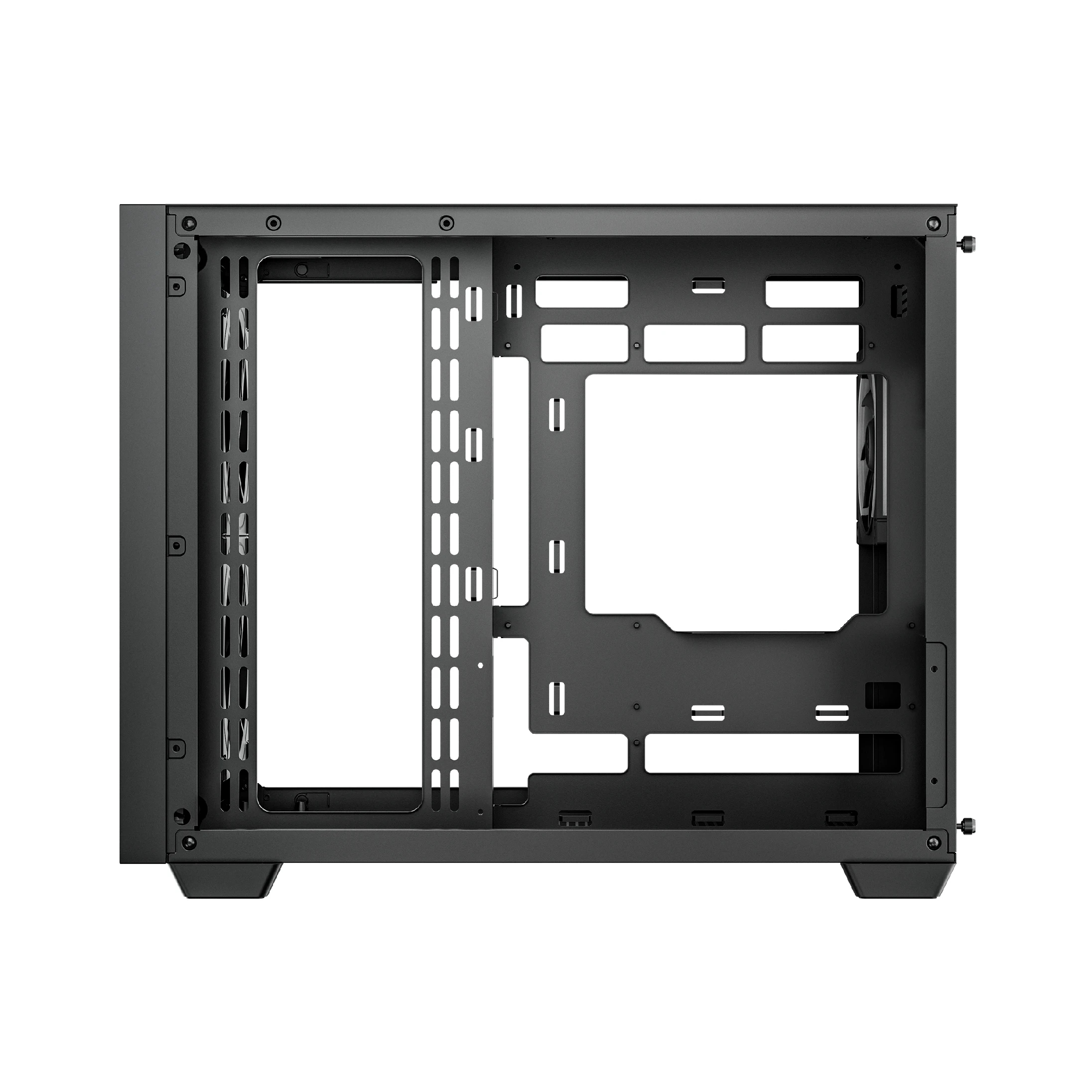 Кутия DeepCool CG330 MESH 3F mATX Mini Tower Темперирано стъкло - R-CG330MESH-BKANM3-G