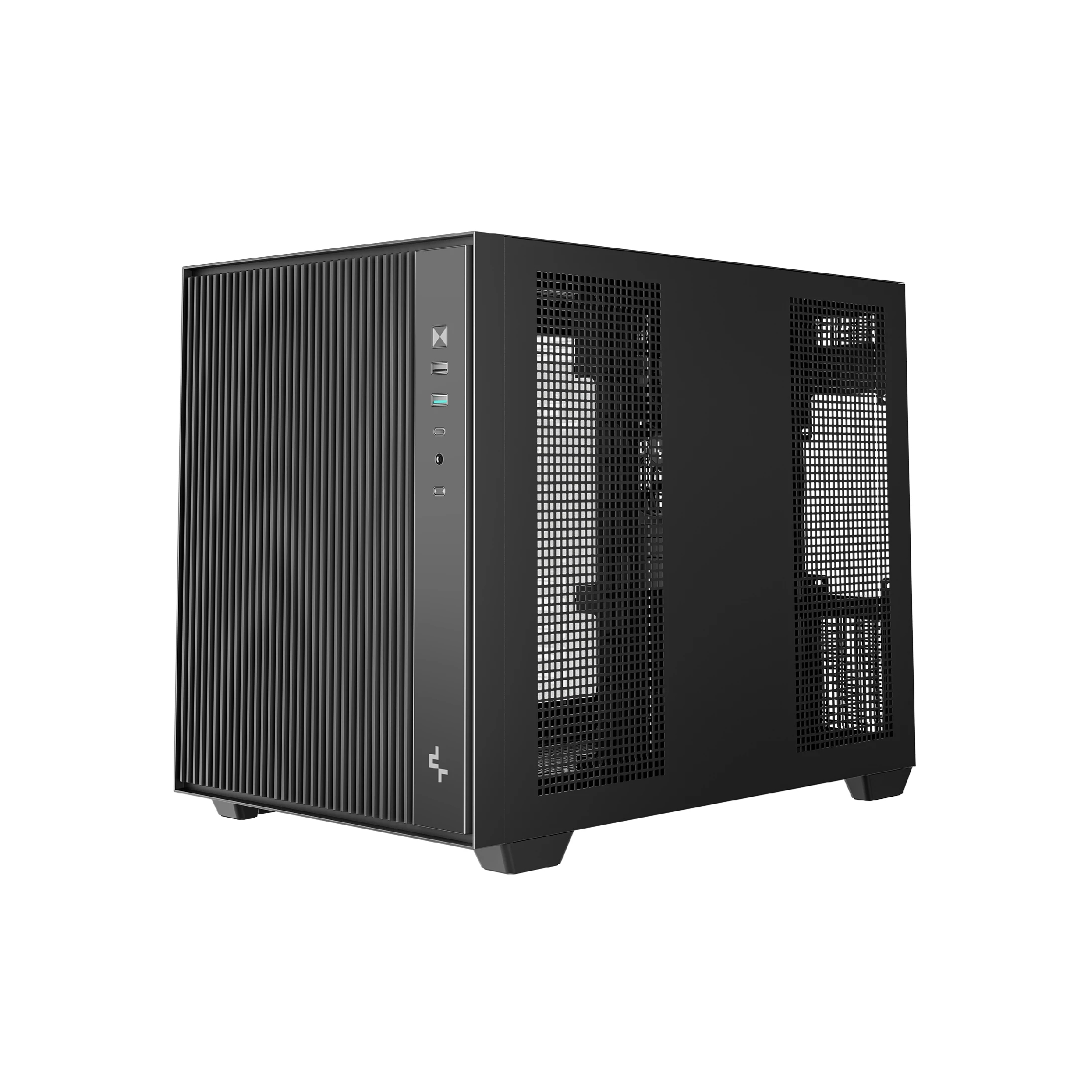 Кутия DeepCool CG330 MESH 3F mATX Mini Tower Темперирано стъкло - R-CG330MESH-BKANM3-G