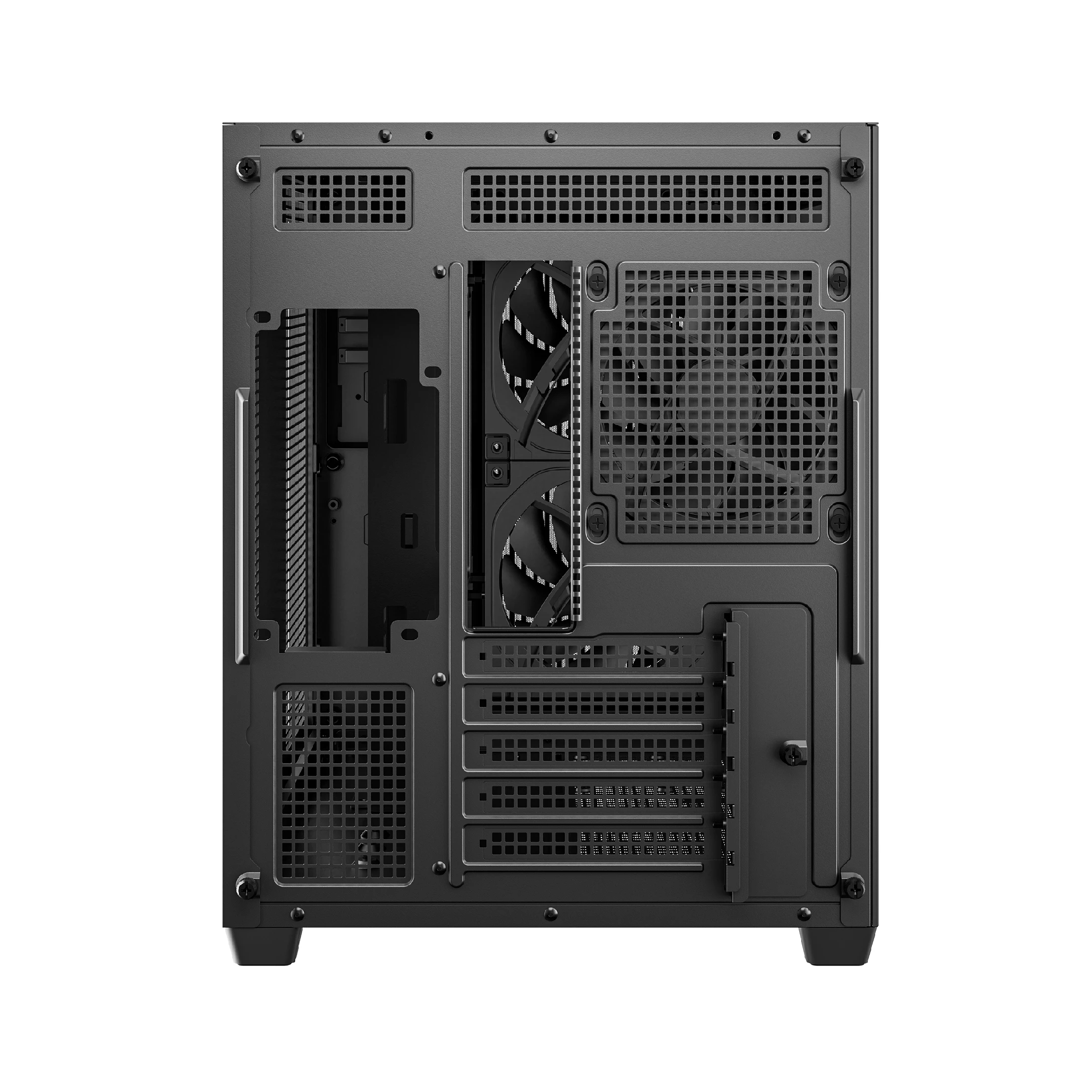 Кутия DeepCool CG330 MESH 3F mATX Mini Tower Темперирано стъкло - R-CG330MESH-BKANM3-G